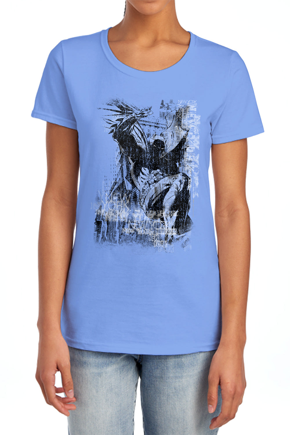 Batman Comics The Knight Life Women's 18/1 Cotton Short-Sleeve T-Shirt