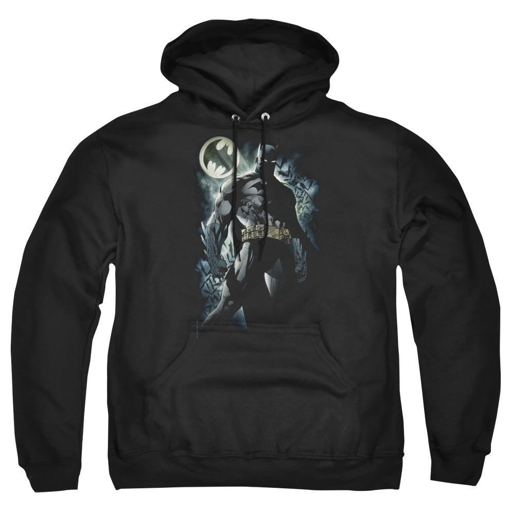 Batman Comics The Knight Men's Pull-Over 75 25 Poly Hoodie