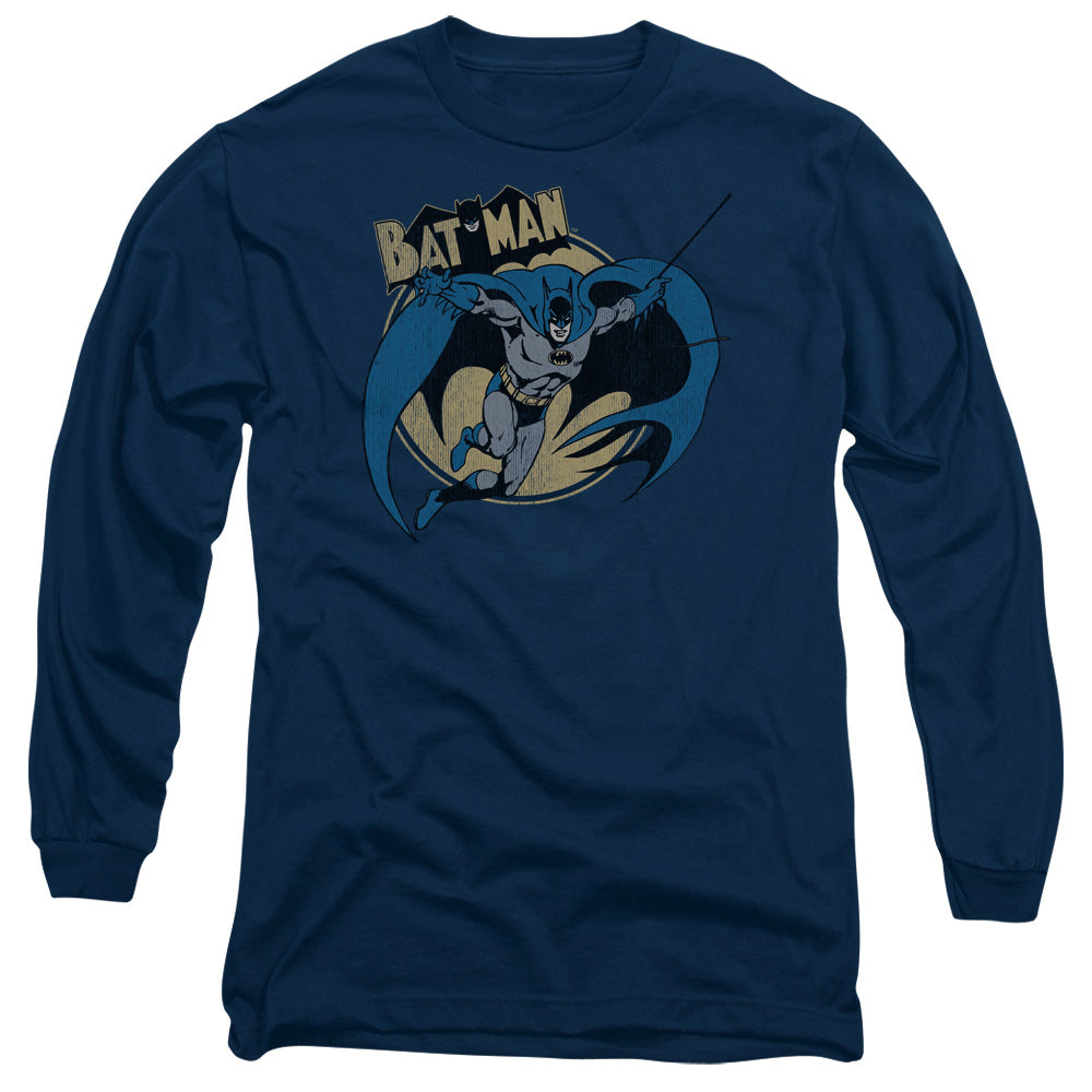 Batman Comics Through The Night Men's 18/1 Cotton Long-Sleeve T-Shirt
