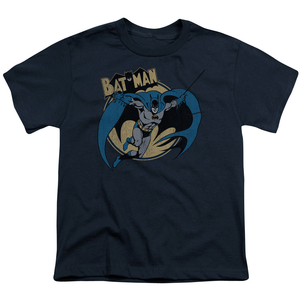 Batman Comics Through The Night Youth 18/1 100% Cotton Short-Sleeve T-Shirt