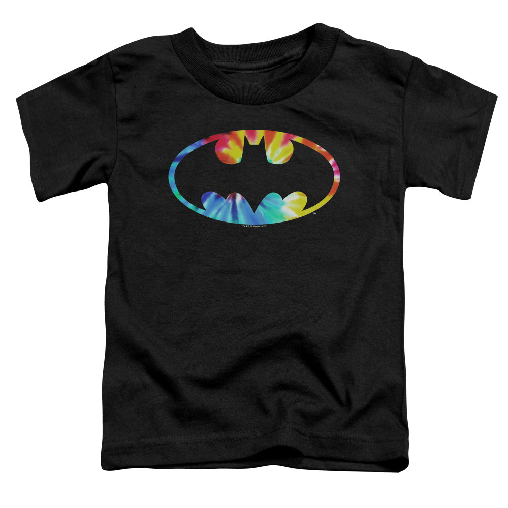Batman Comics Tie Dye Batman Logo Toddler 18/1 Cotton Short-Sleeve T-Shirt