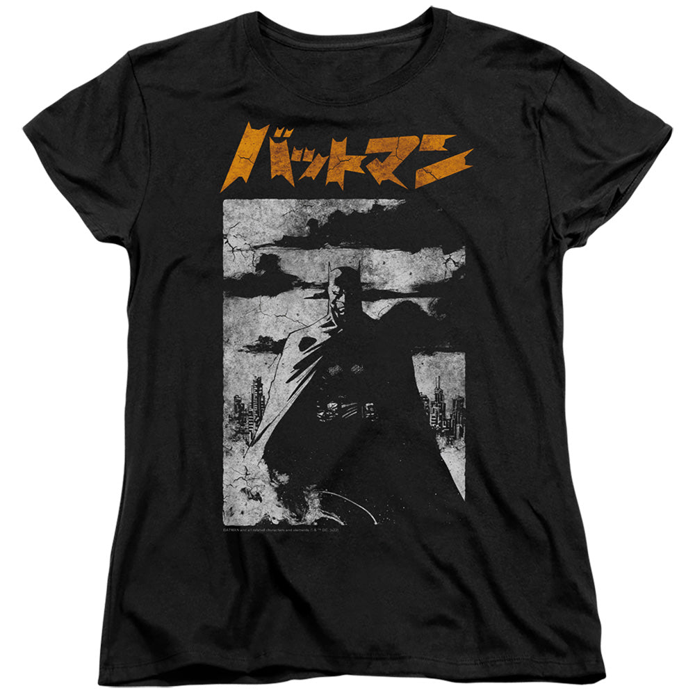 Batman Comics Tokyo Shadows Women's 18/1 Cotton Short-Sleeve T-Shirt