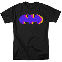 Batman Comics Tri Colored Symbol Men's 18/1 Cotton Short-Sleeve T-Shirt