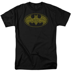 Batman Comics Type Logo Men's 18/1 Cotton Short-Sleeve T-Shirt