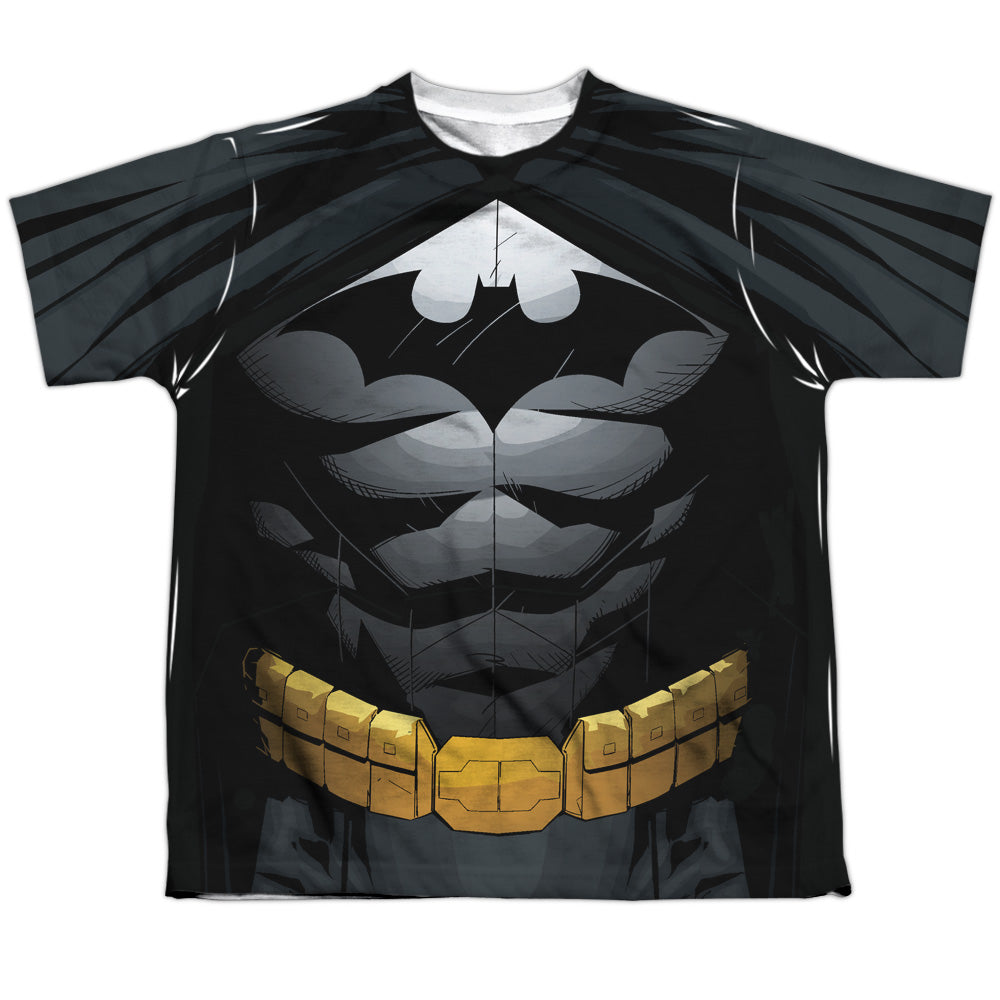 Batman Comics Uniform Youth Regular Fit Poly Short-Sleeve T-Shirt