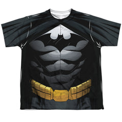 Batman Comics Uniform Youth Regular Fit Poly Short-Sleeve T-Shirt
