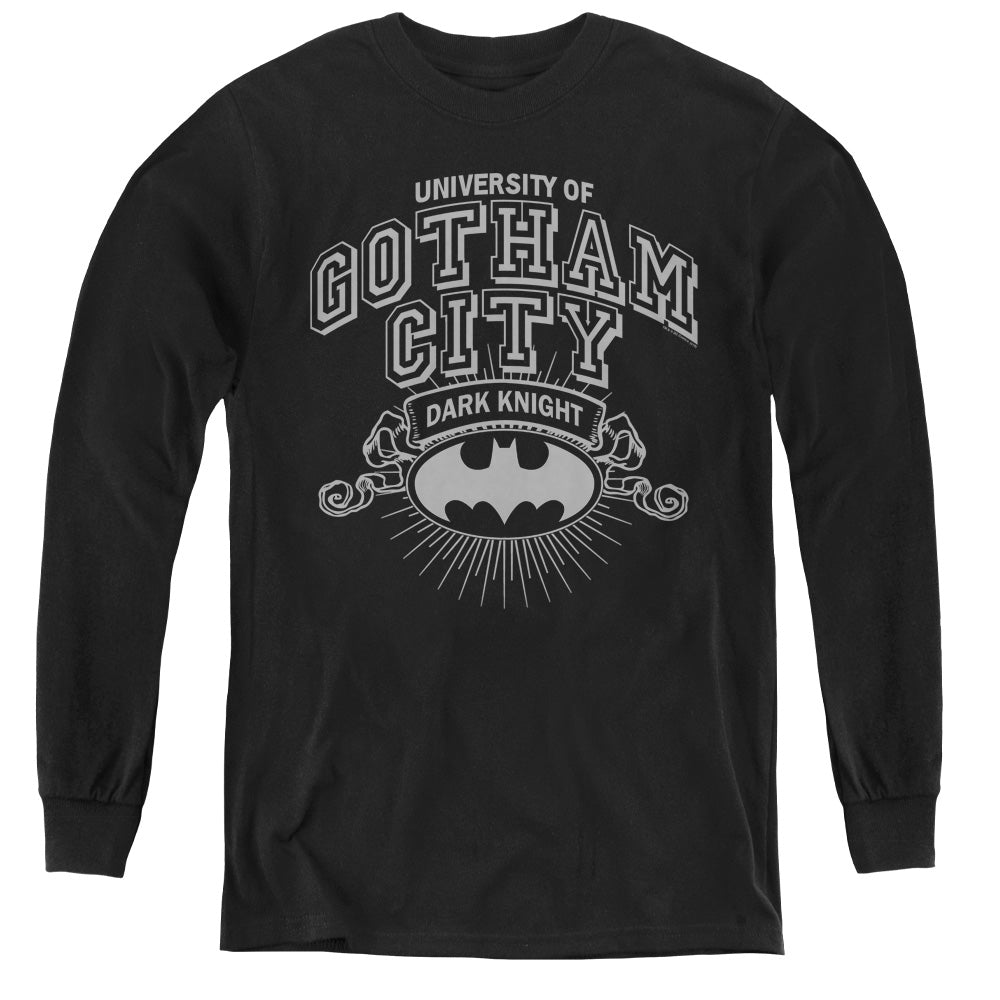 Batman Comics University Of Gotham Youth Long-Sleeve T-Shirt