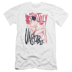Batman Comics Unstable Men's Ultra-Soft 30/1 Cotton Slim Short-Sleeve T-Shirt