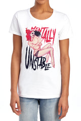 Batman Comics Unstable Women's 18/1 Cotton Short-Sleeve T-Shirt