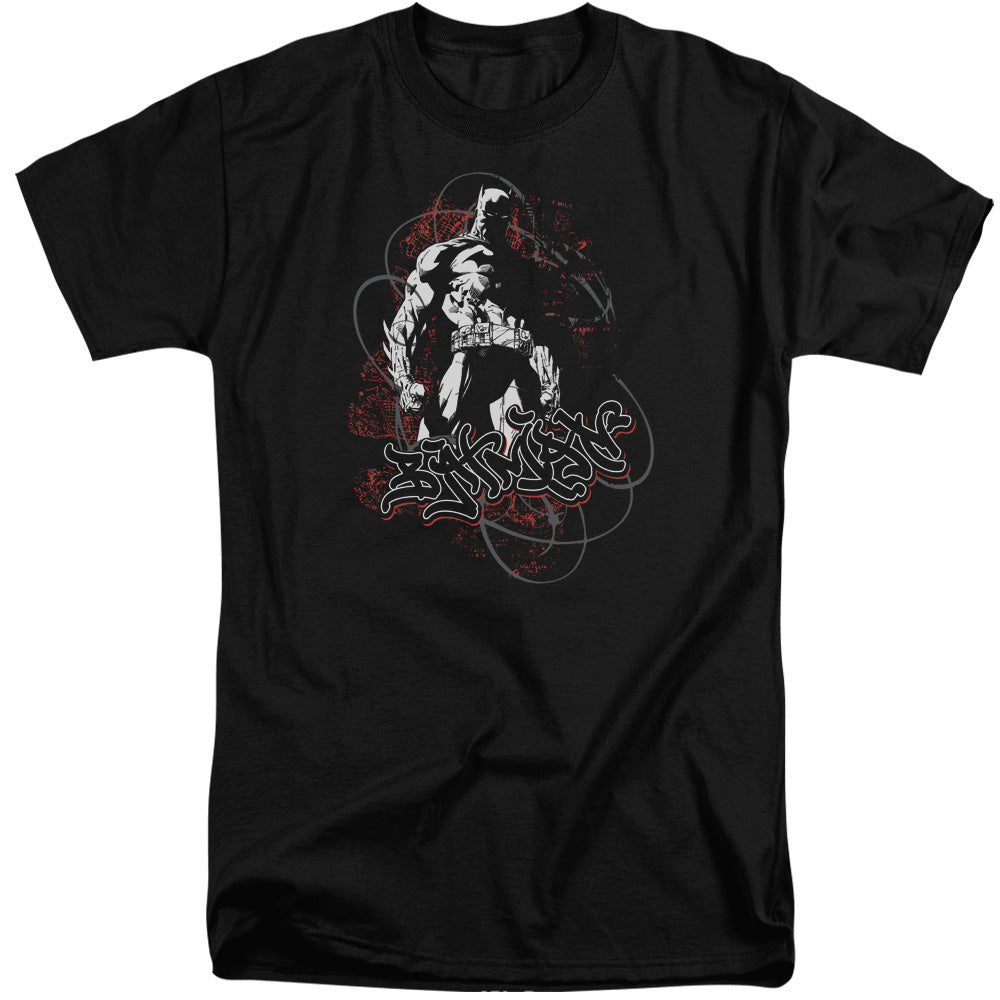 Batman Comics Urban Gotham Men's 18/1 Tall Cotton Short-Sleeve T-Shirt