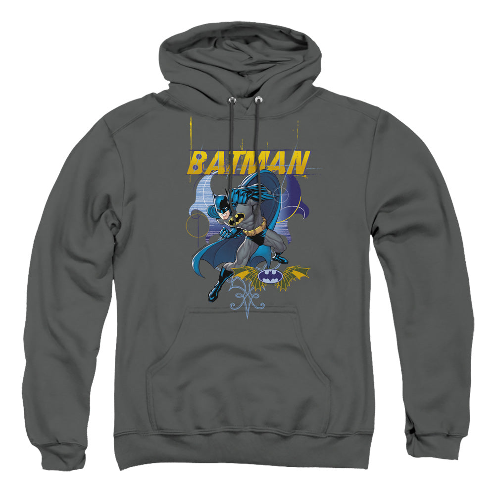 Batman Comics Urban Gothic Men's Pull-Over 75 25 Poly Hoodie