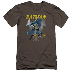 Batman Comics Urban Gothic Men's Ultra-Soft 30/1 Cotton Slim Short-Sleeve T-Shirt