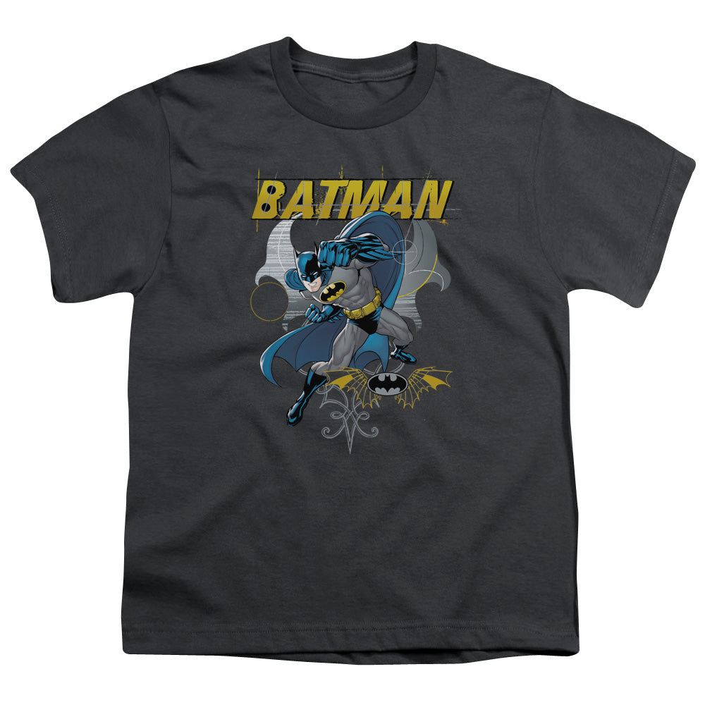Batman Comics Urban Gothic Youth 18/1 100% Cotton Short-Sleeve T-Shirt