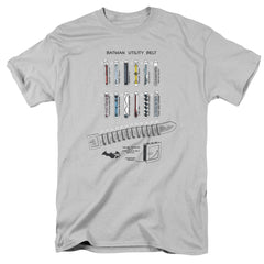 Batman Comics Utility Belt Men's 18/1 Cotton Short-Sleeve T-Shirt