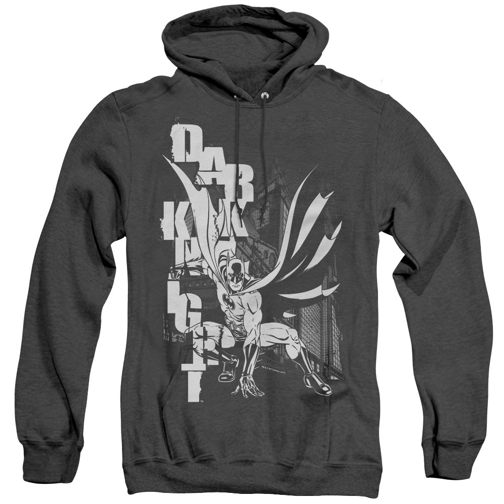 Batman Comics Vertical Letters Men's Pull-Over Hoodie