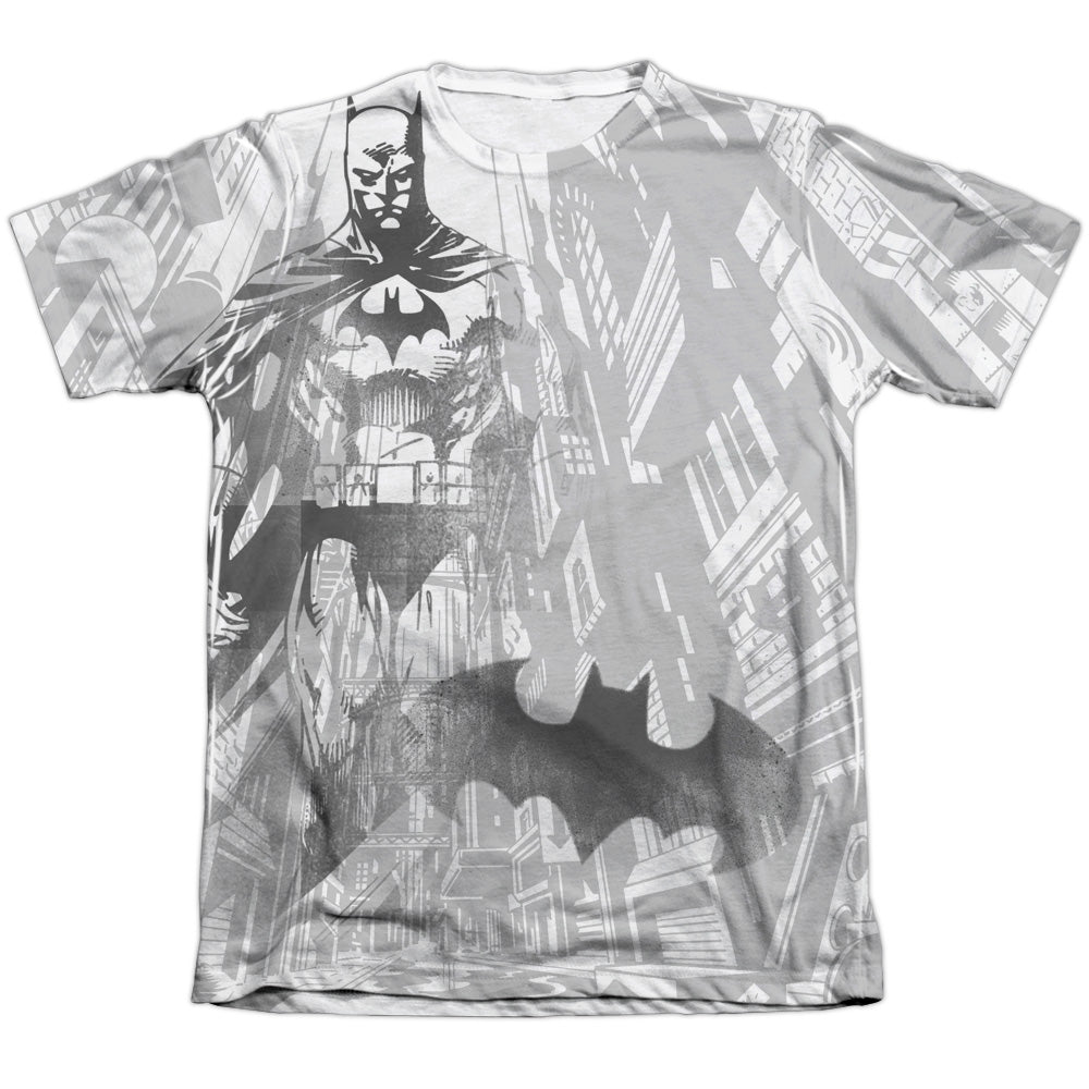 Batman Comics Vigilance Men's Regular Fit Poly Cotton Short-Sleeve T-Shirt