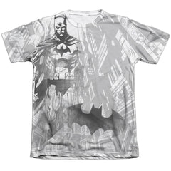 Batman Comics Vigilance Men's Regular Fit Poly Cotton Short-Sleeve T-Shirt