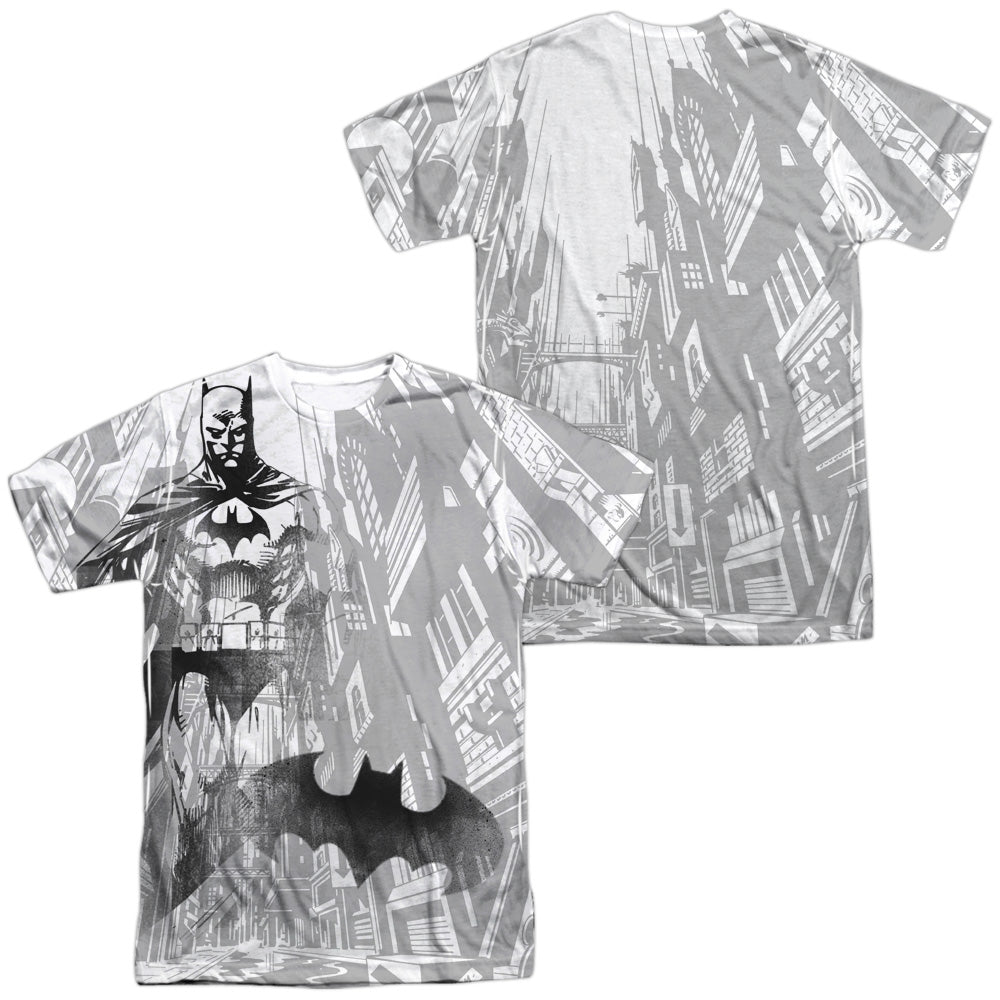 Batman Comics Vigilance Men's Regular Fit Polyester Short-Sleeve T-Shirt