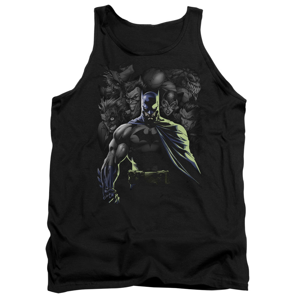 Batman Comics Villains Unleashed Men's 18/1 Cotton Tank Top