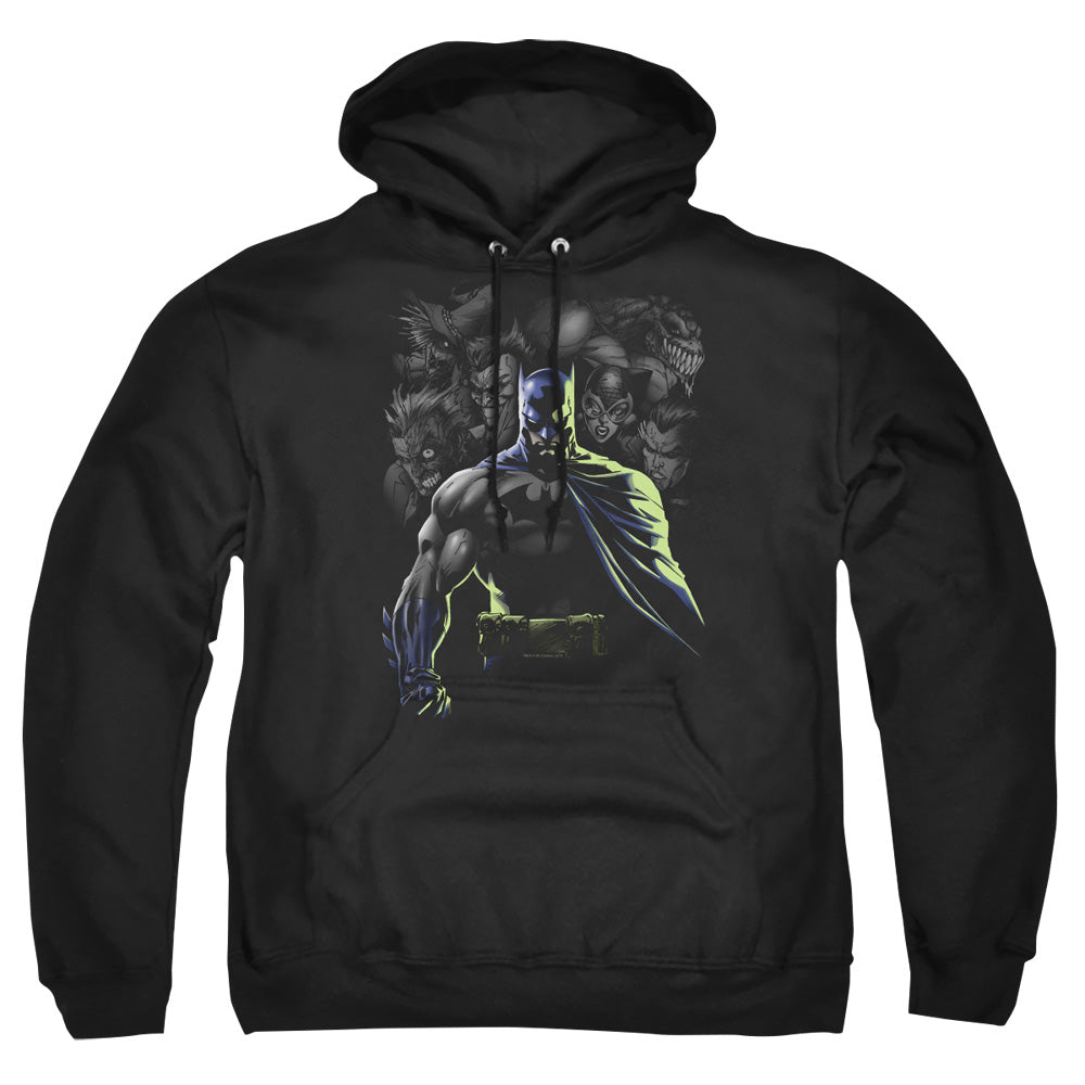 Batman Comics Villains Unleashed Men's Pull-Over 75 25 Poly Hoodie
