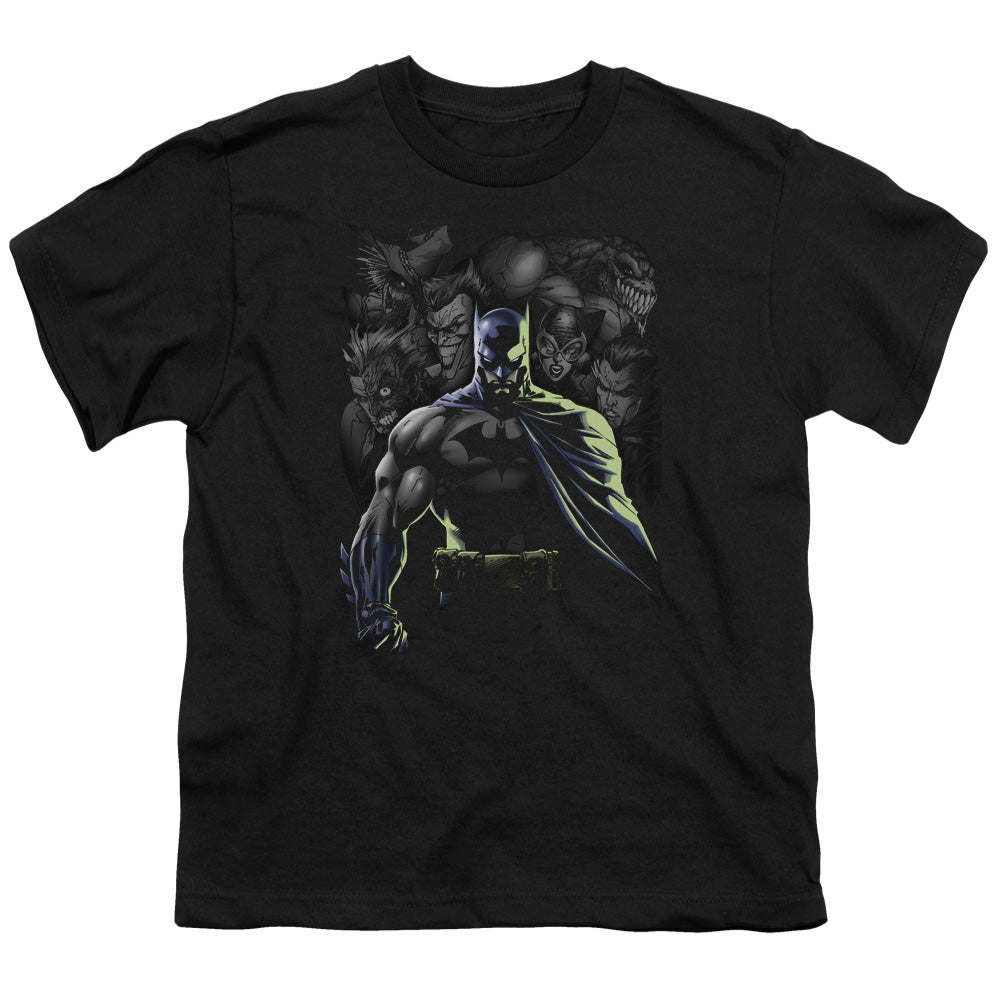 Batman Comics Villains Unleashed Youth 18/1 100% Cotton Short-Sleeve T-Shirt