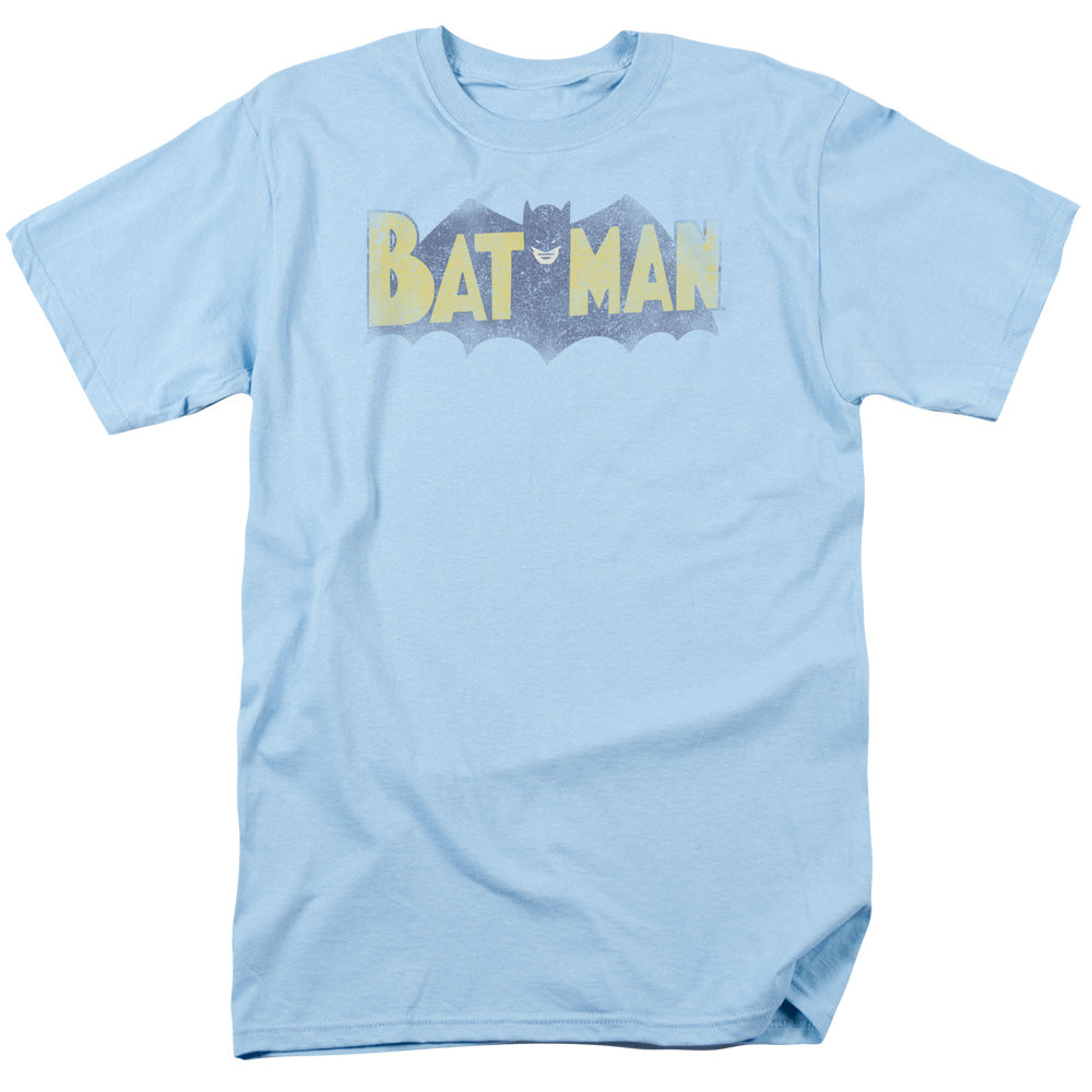 Batman Comics Vintage Logo Men's 18/1 Cotton Short-Sleeve T-Shirt