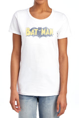 Batman Comics Vintage Logo Women's 18/1 Cotton Short-Sleeve T-Shirt
