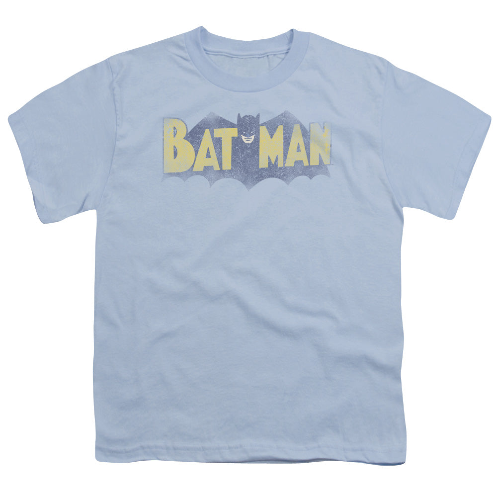 Batman Comics Vintage Logo Youth 18/1 100% Cotton Short-Sleeve T-Shirt