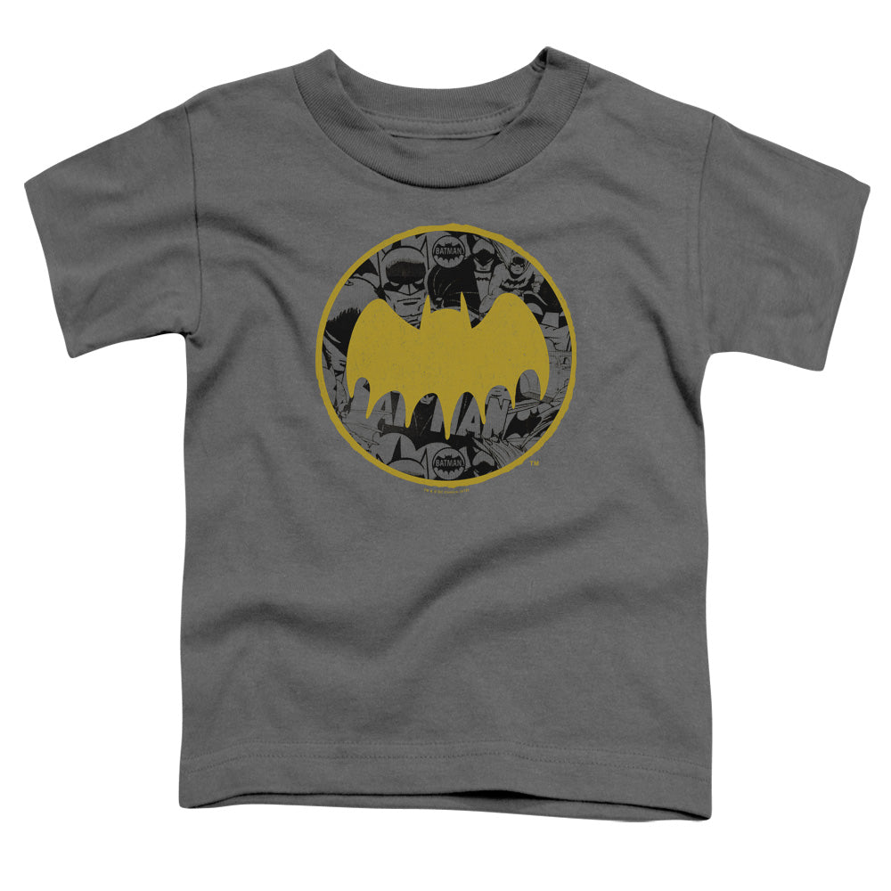 Batman Comics Vintage Symbol Collage Toddler 18/1 Cotton Short-Sleeve T-Shirt
