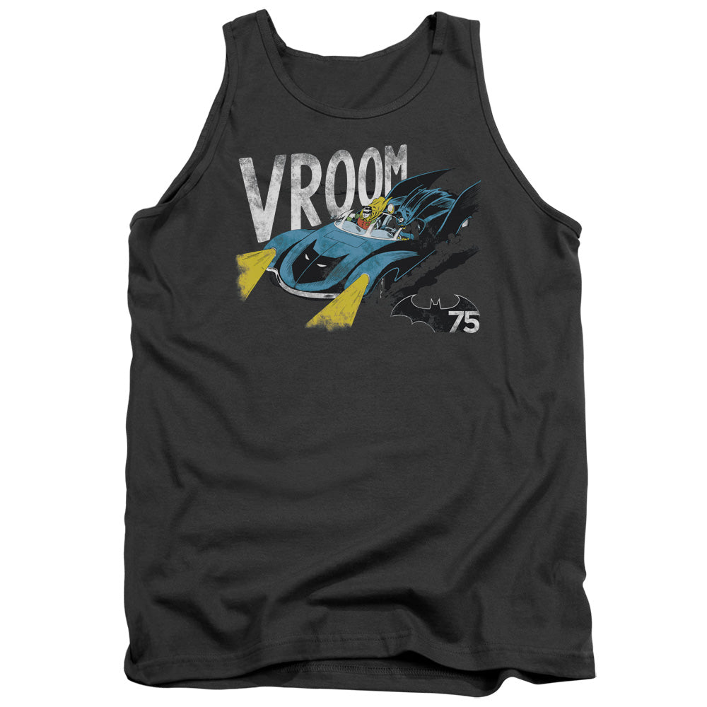 Batman Comics Vroom Men's 18/1 Cotton Tank Top