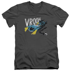 Batman Comics Vroom Men's 30/1 Cotton Slim V-Neck T-Shirt