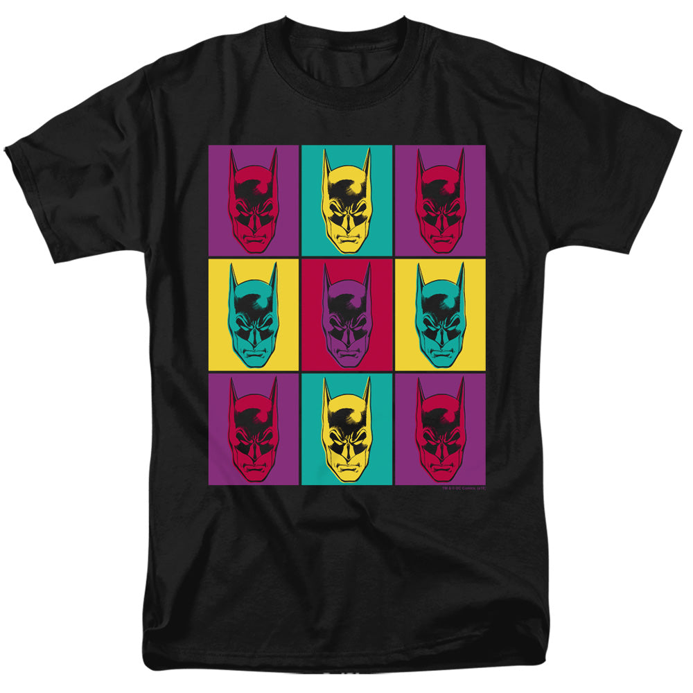 Batman Comics Warhol Batman Men's 18/1 Cotton Short-Sleeve T-Shirt