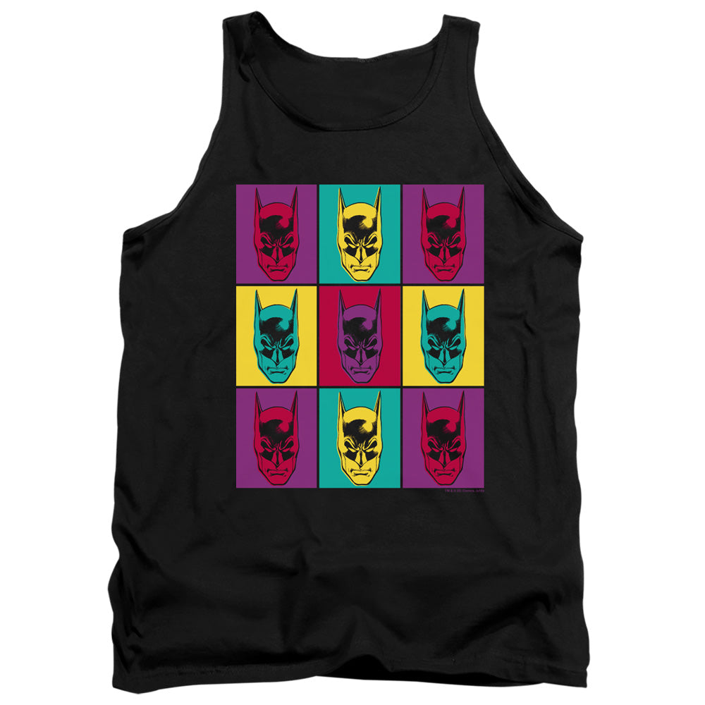 Batman Comics Warhol Batman Men's 18/1 Cotton Tank Top