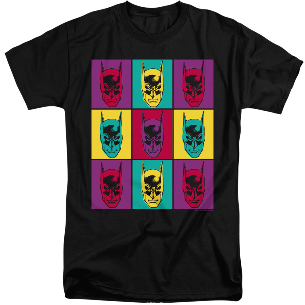 Batman Comics Warhol Batman Men's 18/1 Tall Cotton Short-Sleeve T-Shirt