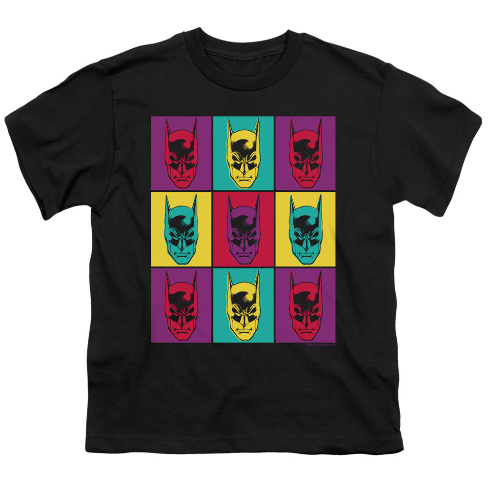 Batman Comics Warhol Batman Youth 18/1 100% Cotton Short-Sleeve T-Shirt