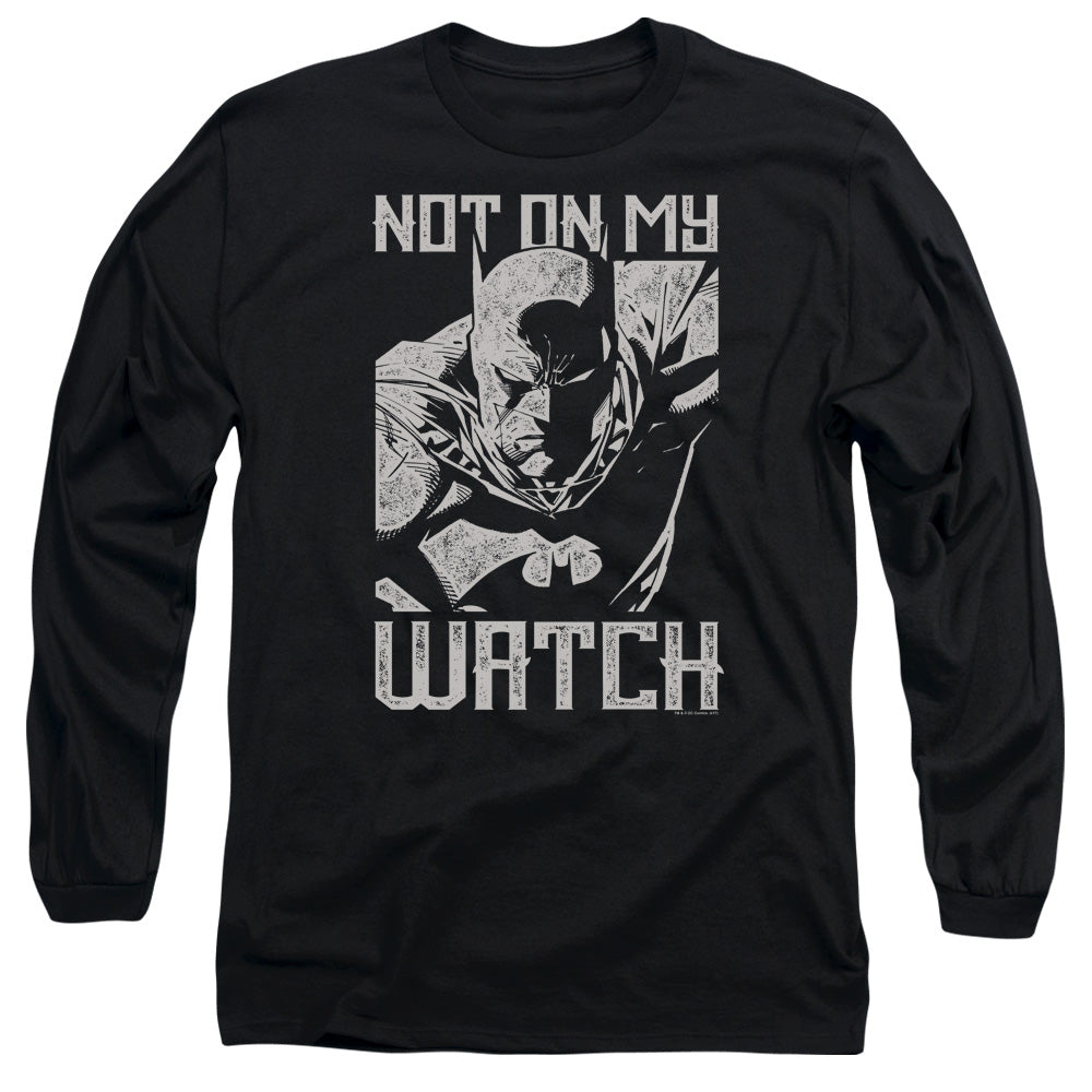 Batman Comics Watch Men's 18/1 Cotton Long-Sleeve T-Shirt