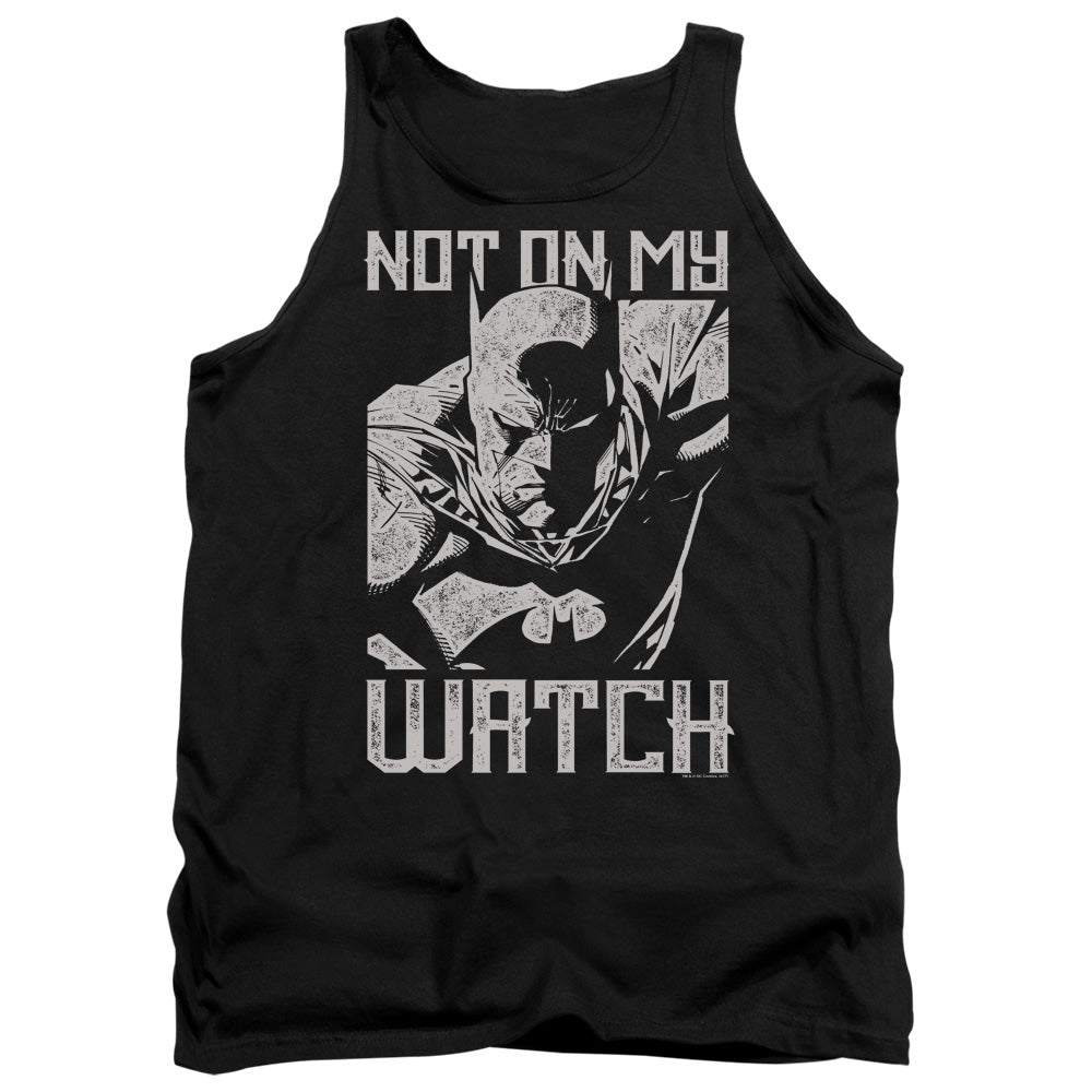 Batman Comics Watch Men's 18/1 Cotton Tank Top