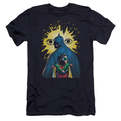 Batman Comics Watchers Men's Ultra-Soft 30/1 Cotton Slim Short-Sleeve T-Shirt