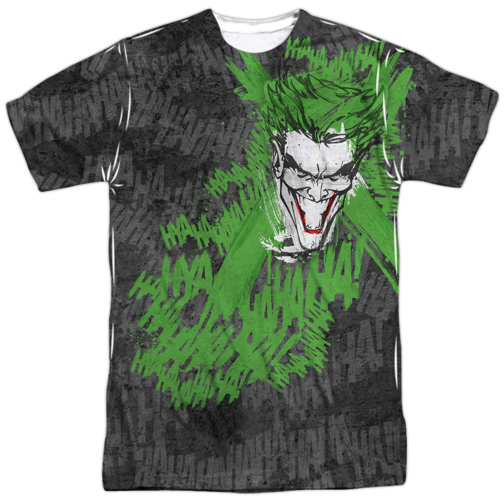 Batman Comics Whats So Funny Men's Regular Fit Polyester Short-Sleeve T-Shirt