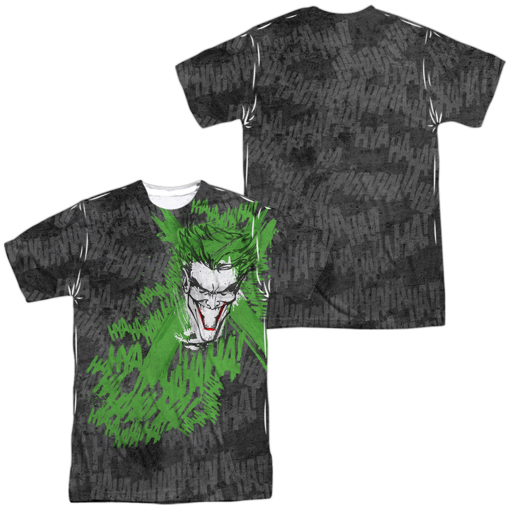 Batman Comics Whats So Funny Men's Regular Fit Polyester Short-Sleeve T-Shirt