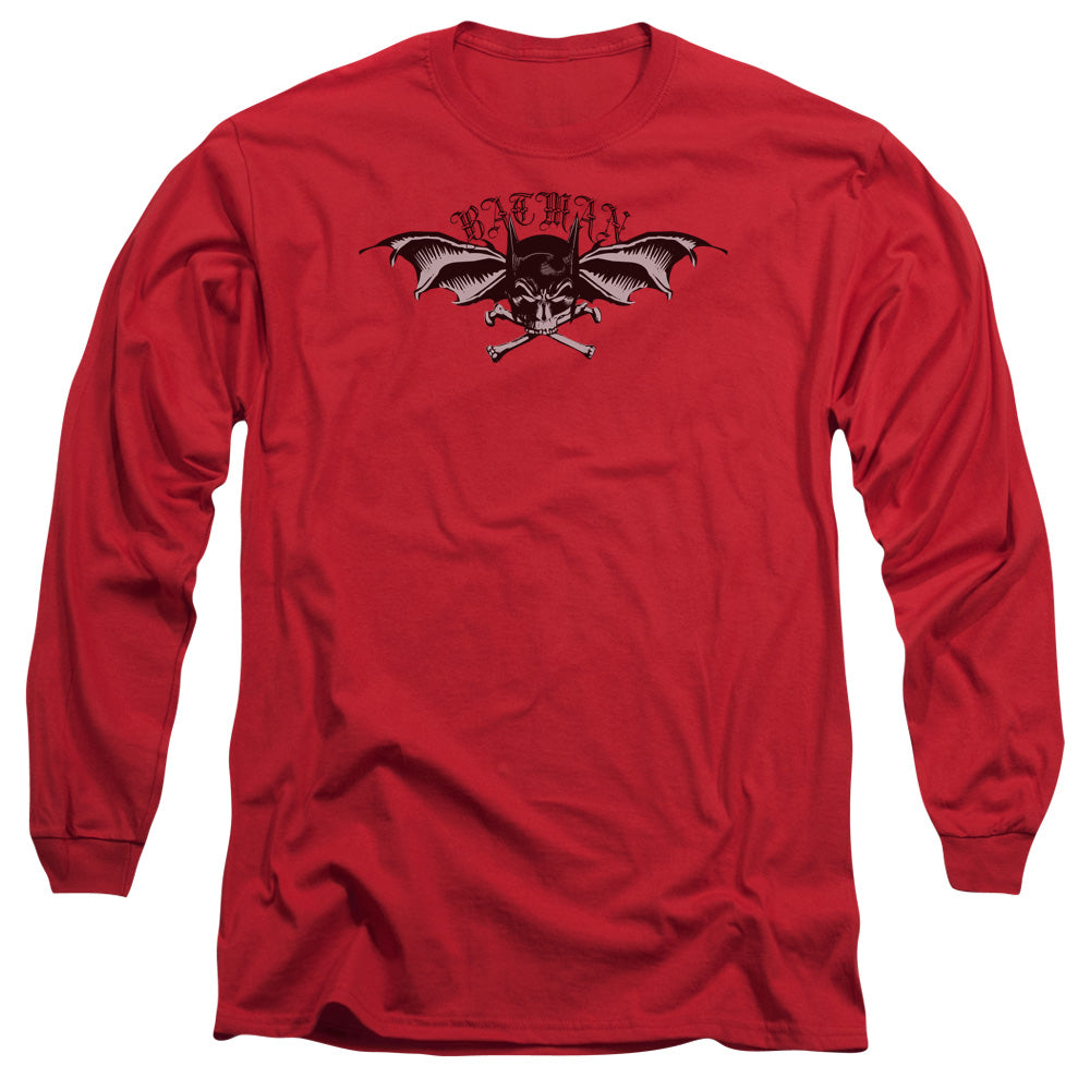 Batman Comics Wings Of Wrath Men's 18/1 Cotton Long-Sleeve T-Shirt