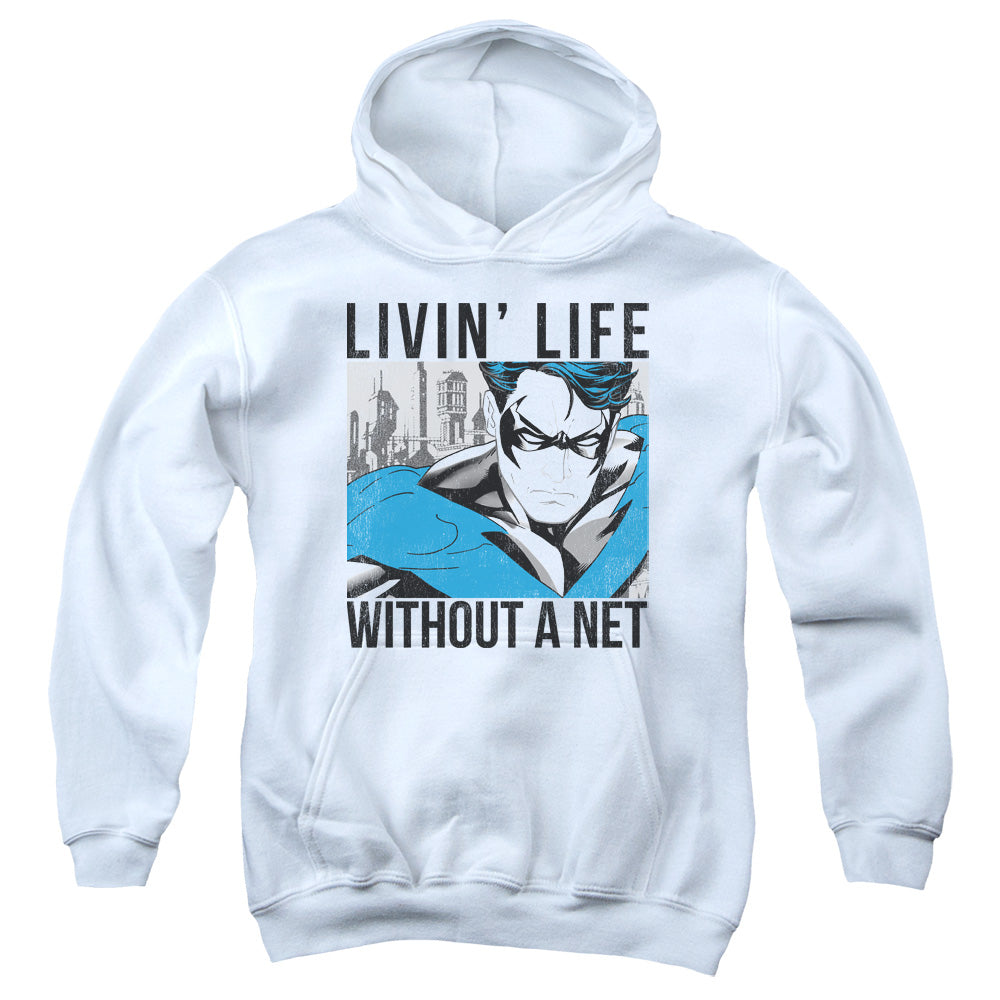 Batman Comics Without A Net Youth Cotton Poly Pull-Over Hoodie