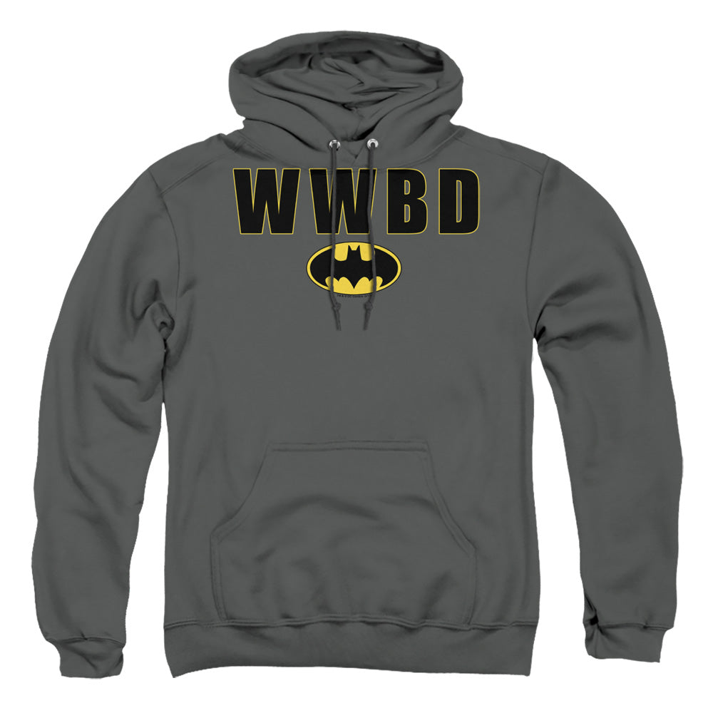 Batman Comics Wwbd Logo Men's Pull-Over 75 25 Poly Hoodie