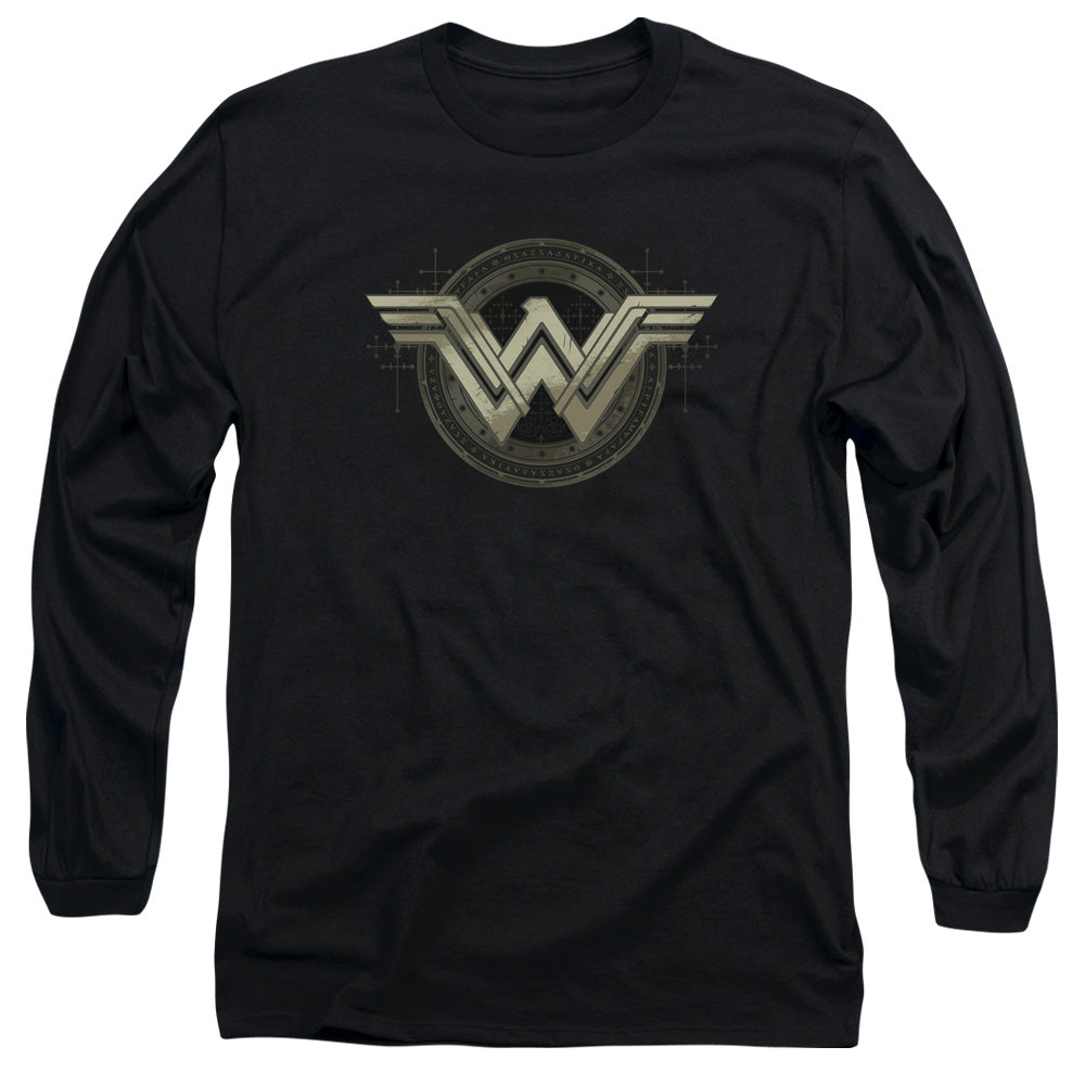 Batman v Superman Ancient Emblems Men's 18/1 Cotton Long-Sleeve T-Shirt