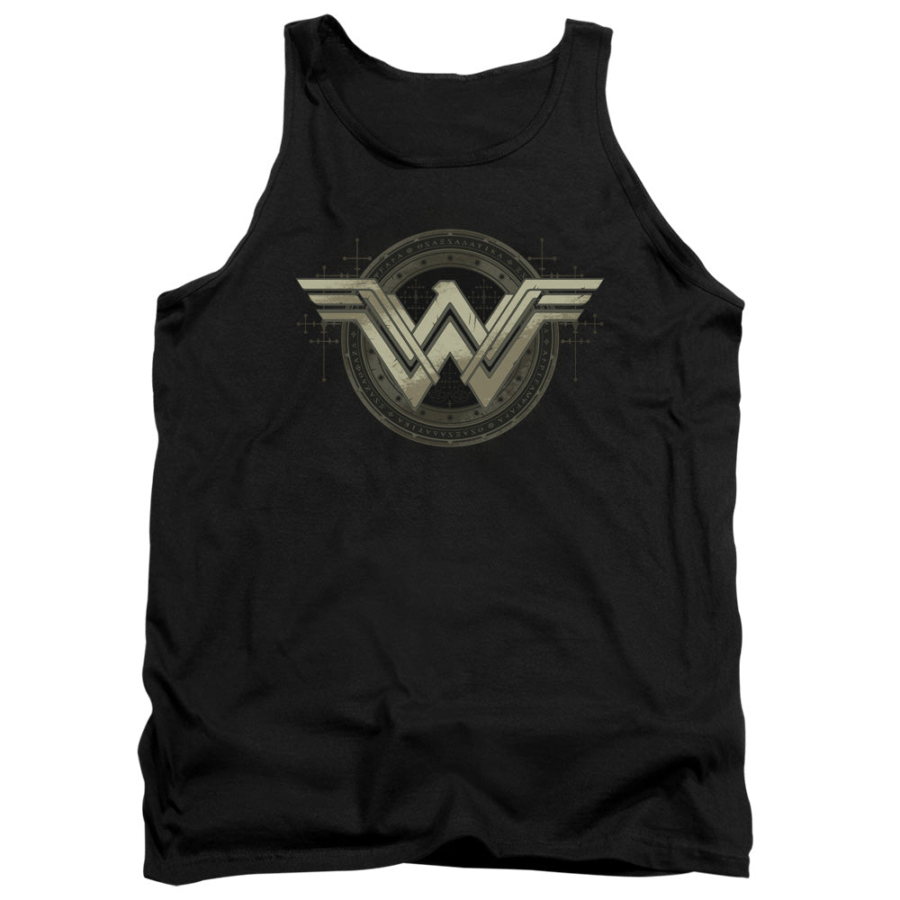 Batman v Superman Ancient Emblems Men's 18/1 Cotton Tank Top