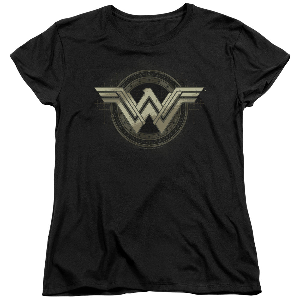 Batman v Superman Ancient Emblems Women's 18/1 Cotton Short-Sleeve T-Shirt