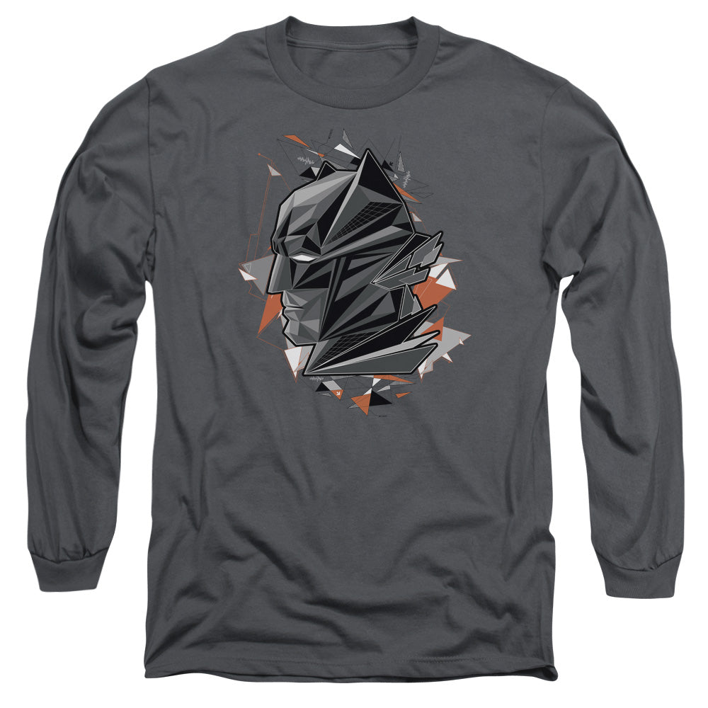 Batman v Superman Bat Head Tech Men's 18/1 Cotton Long-Sleeve T-Shirt