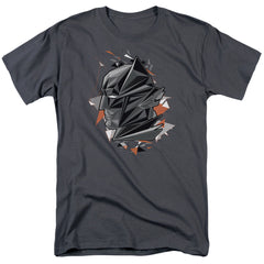 Batman v Superman Bat Head Tech Men's 18/1 Cotton Short-Sleeve T-Shirt
