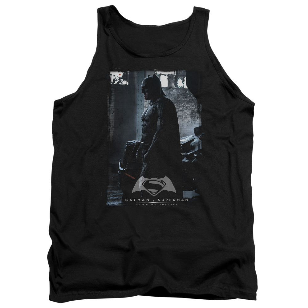 Batman v Superman Bat Poster Men's 18/1 Cotton Tank Top