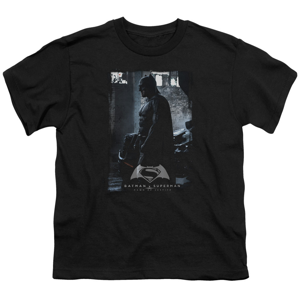 Batman v Superman Bat Poster Youth 18/1 100% Cotton Short-Sleeve T-Shirt